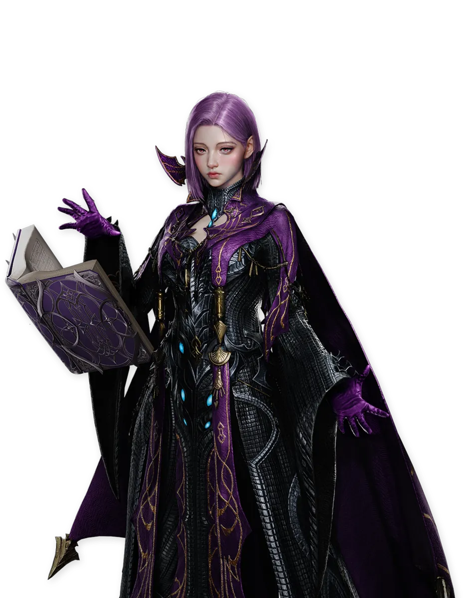 Hechicero, arte oficial de AION 2